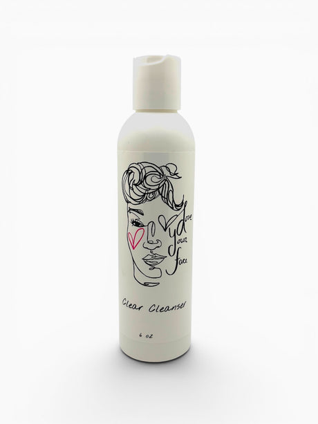 Love Your Face Skincare Clear Cleanser Facial Wash