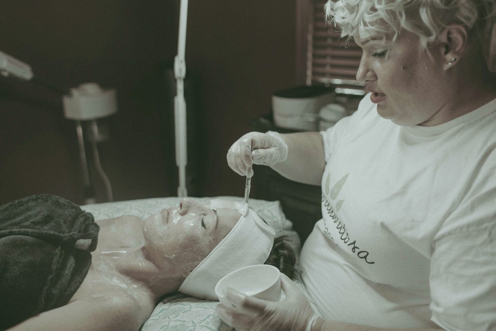 A corrective skincare treatment at Wauwatosa Wellness Spa